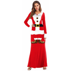 Women's Christmas Printed Dress#02
