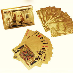 Advanced material custom version gold foil playing cards (very good luck)