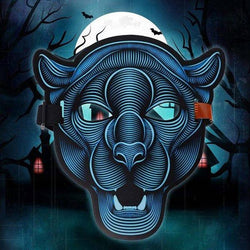 Sound Reactive LED Halloween Mask