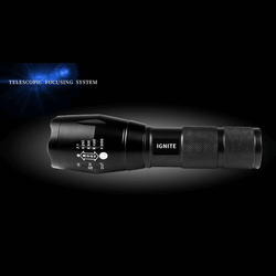 Ignite LED super light telescopic focusing system long shot 1000 meters waterproof outdoor smart flashlight