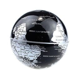 Floating Globe with LED Lights C Shape Magnetic Levitation Floating Globe World Map for Desk Decoration