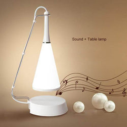 Wired Table Lamps Wireless Touch Lamp with Bluetooth Speaker Sound Night Light