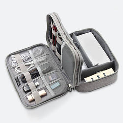 Double Layer Travel Universal Cable Organizer Bag
