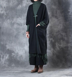 Women Winter Knitted Coat Irregular Outerwear