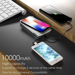 10,000mAh Portable Wireless Charger Power Bank
