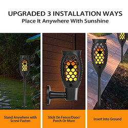 Waterproof Garden Solar Torch Lights 99 LED Light (2pcs)